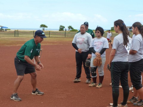 Coach Nakasone of Hawaii Pacific University